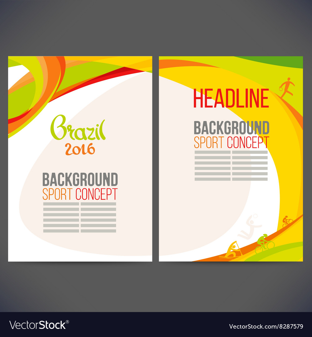 Abstract template design brochureweb sites