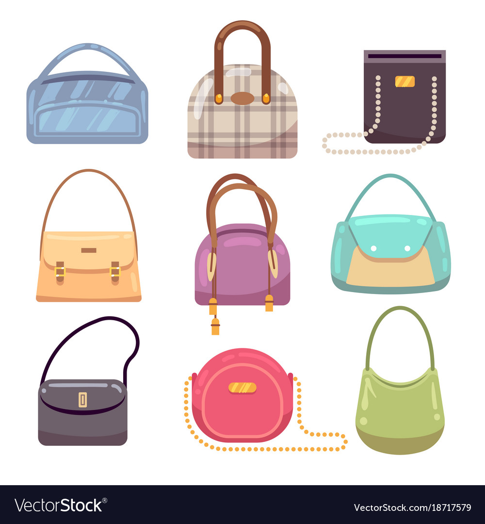 Colourful ladies handbags woman accessories