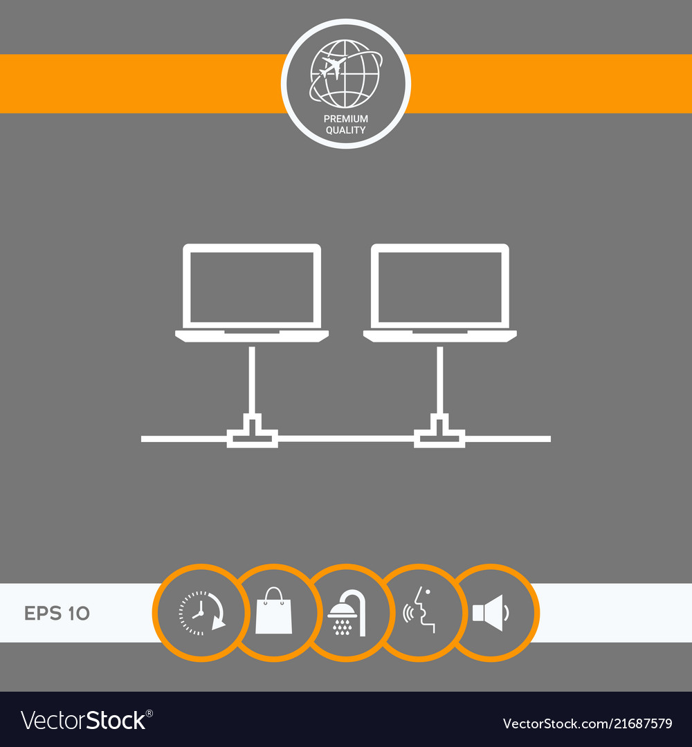 Computer network icon