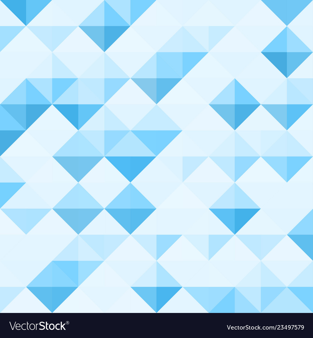 Geometric Blue Triangle Pattern