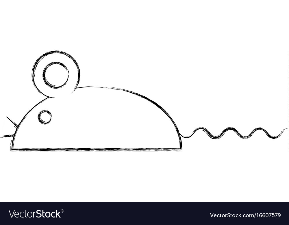 Laboratory mouse isolated icon
