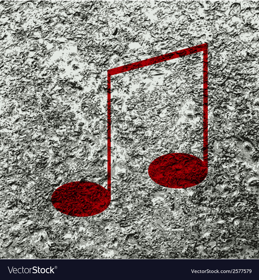 Music elements notes web icon flat design