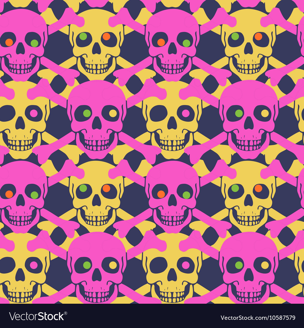 Skull Seamless Pattern