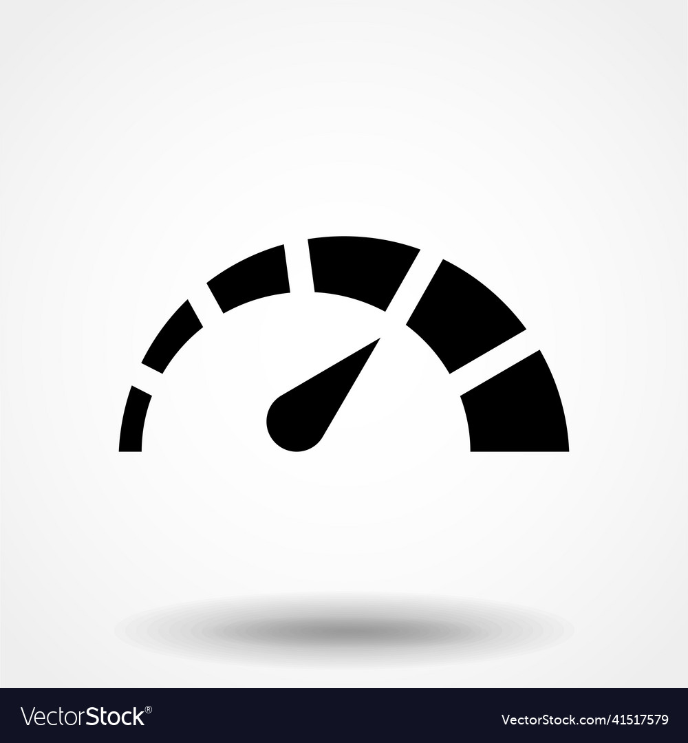 Speedometer Icon - Performance Gauge