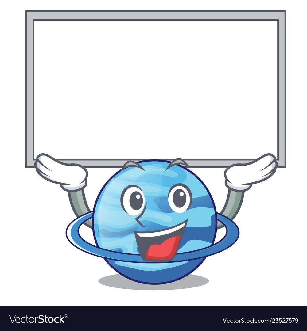 Up board plenet uranus images in character form Vector Image Up board plenet uranus images in character form