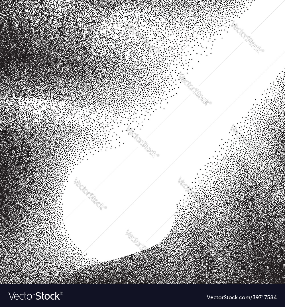 Abstract background with wave of scattered dots Vector Image Abstract background with wave of scattered dots