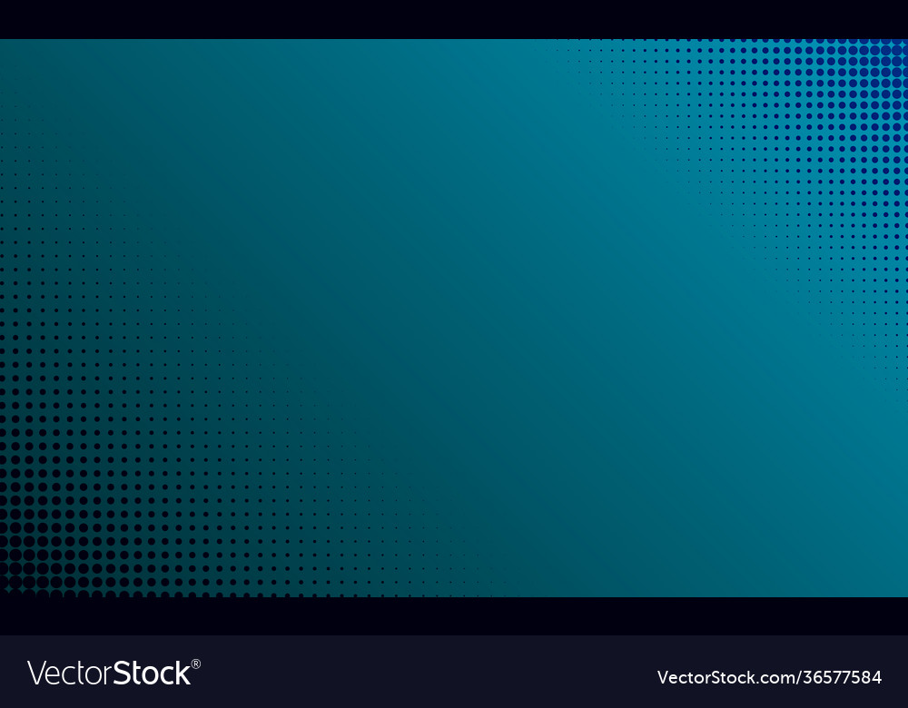 Blue gradient abstract background with dots vector image Blue gradient abstract background with dots