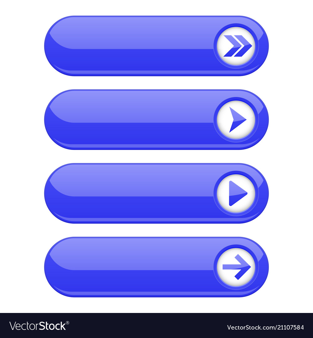 Blue interface buttons with arrows