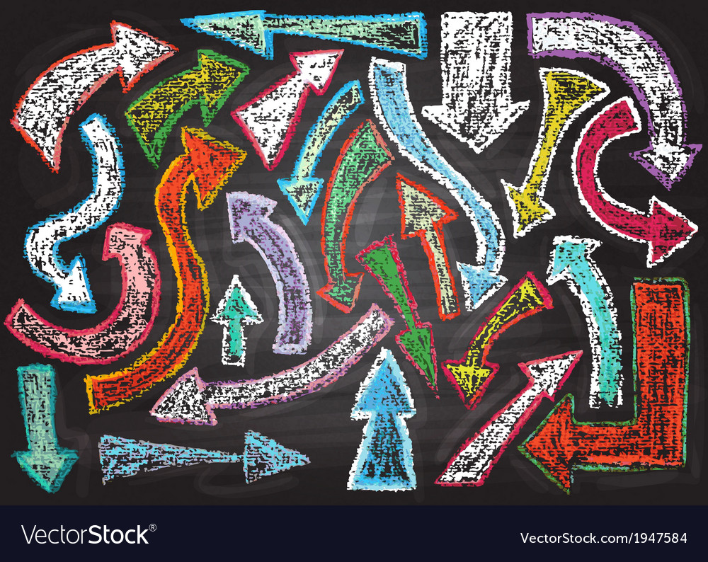 Chalkboard Arrows and Elements