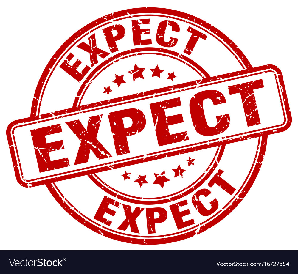 Expect stamp Royalty Free Vector Image - VectorStock