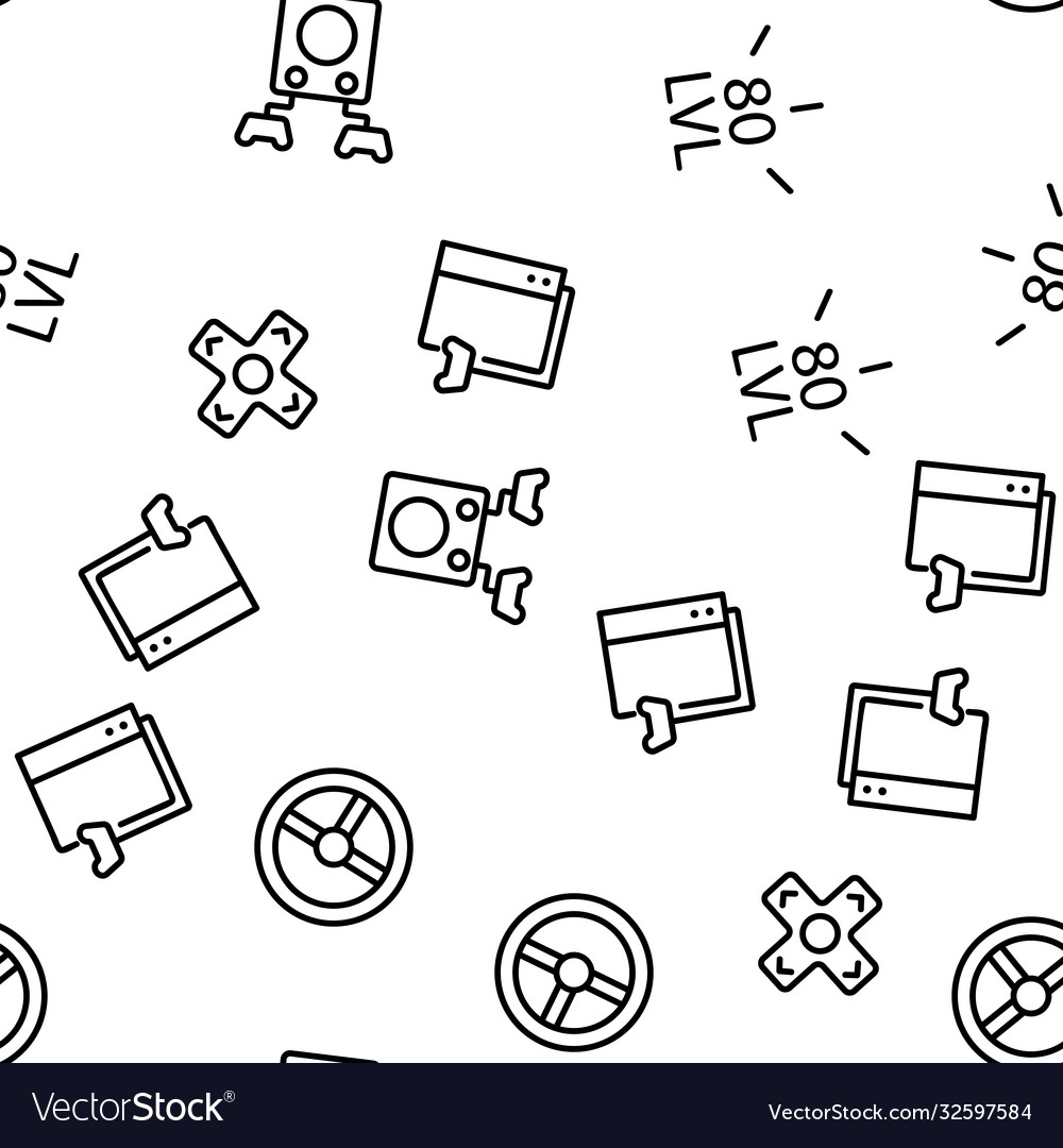 Gamer device seamless pattern
