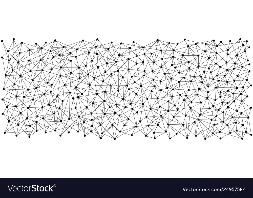Line and dot pattern background communication vector image Line and dot pattern background communication