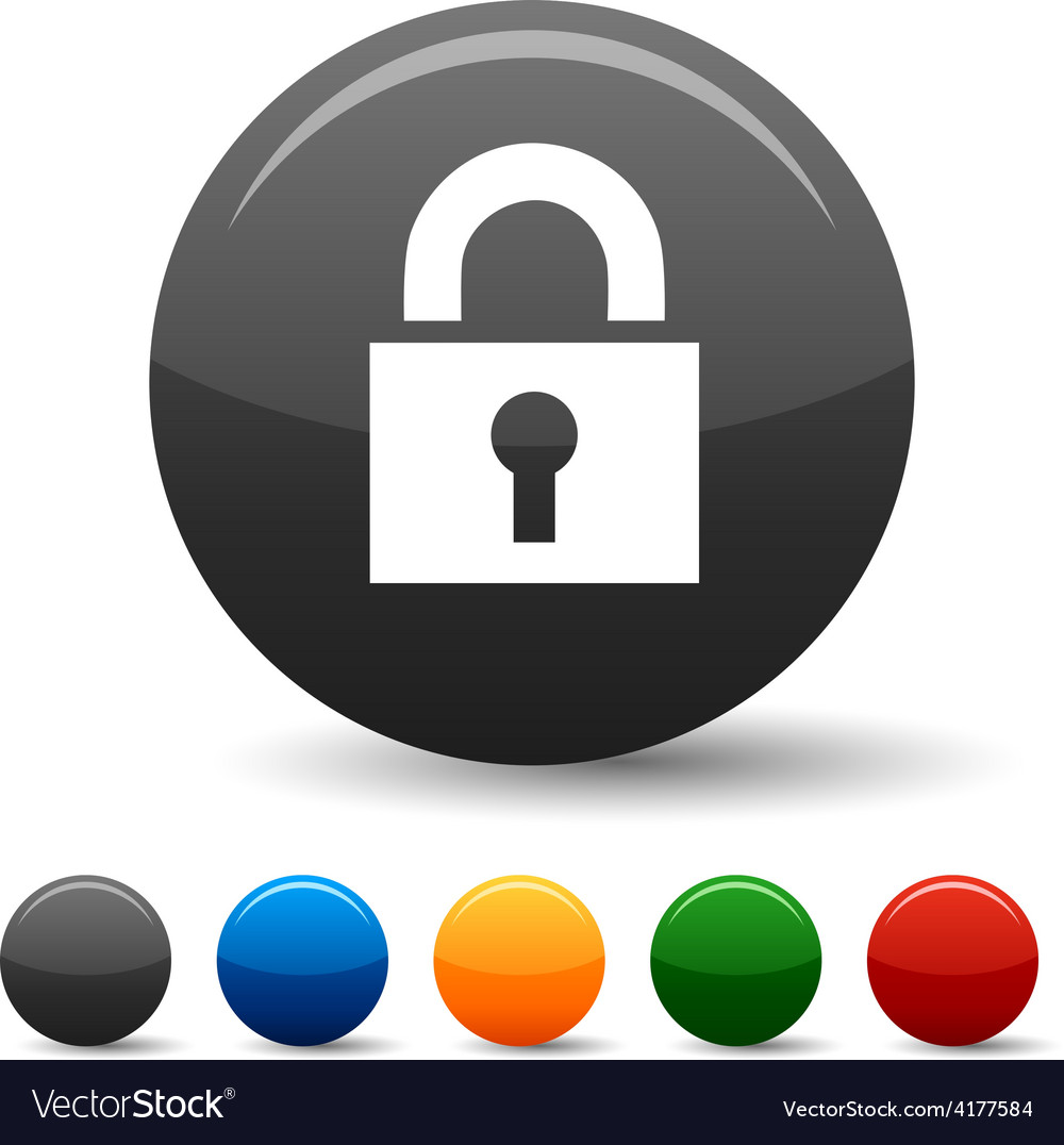 Padlock Icon Set - Security Icons