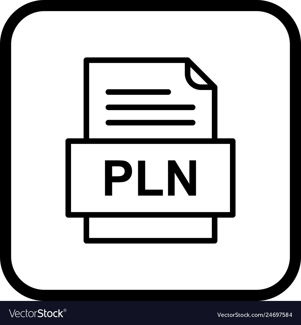 Pln file document icon