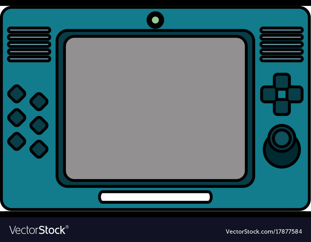 Portable videogame console icon image