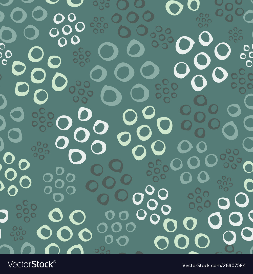 Seamless pattern with irregular doodle vector image Seamless pattern with irregular doodle