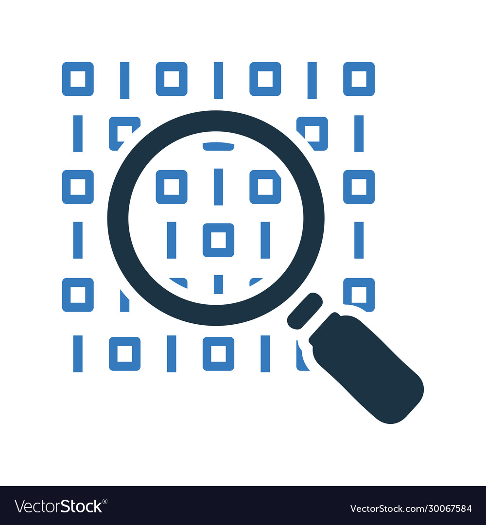 Search code icon find data searching