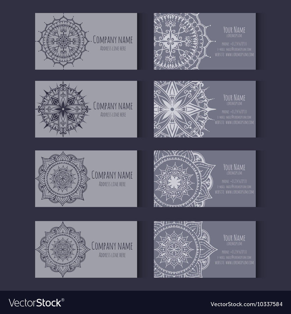 Set of templates for corporate style