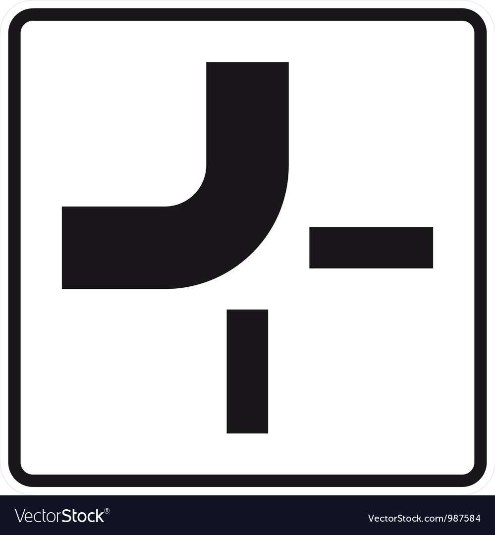 Traffic signs Royalty Free Vector Image - VectorStock