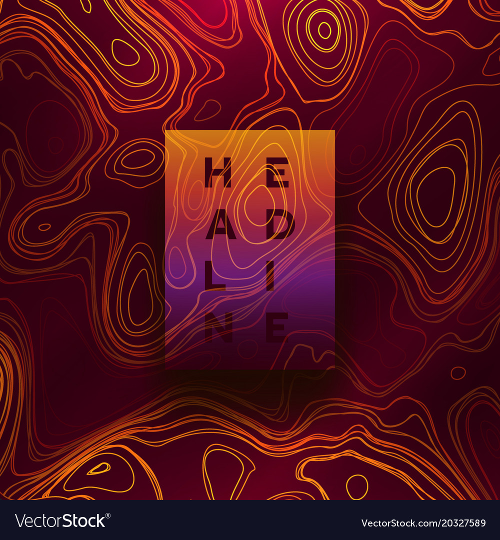 Abstract colorful topographic background