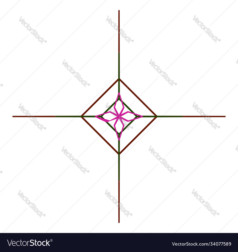 Abstract random geometry shape generative art vector image Abstract random geometry shape generative art