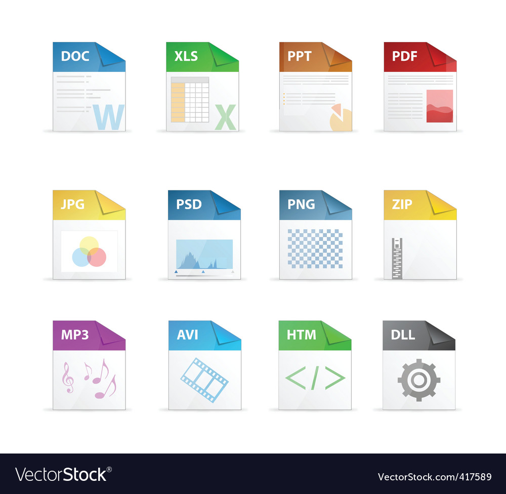 Icon set Royalty Free Vector Image - VectorStock