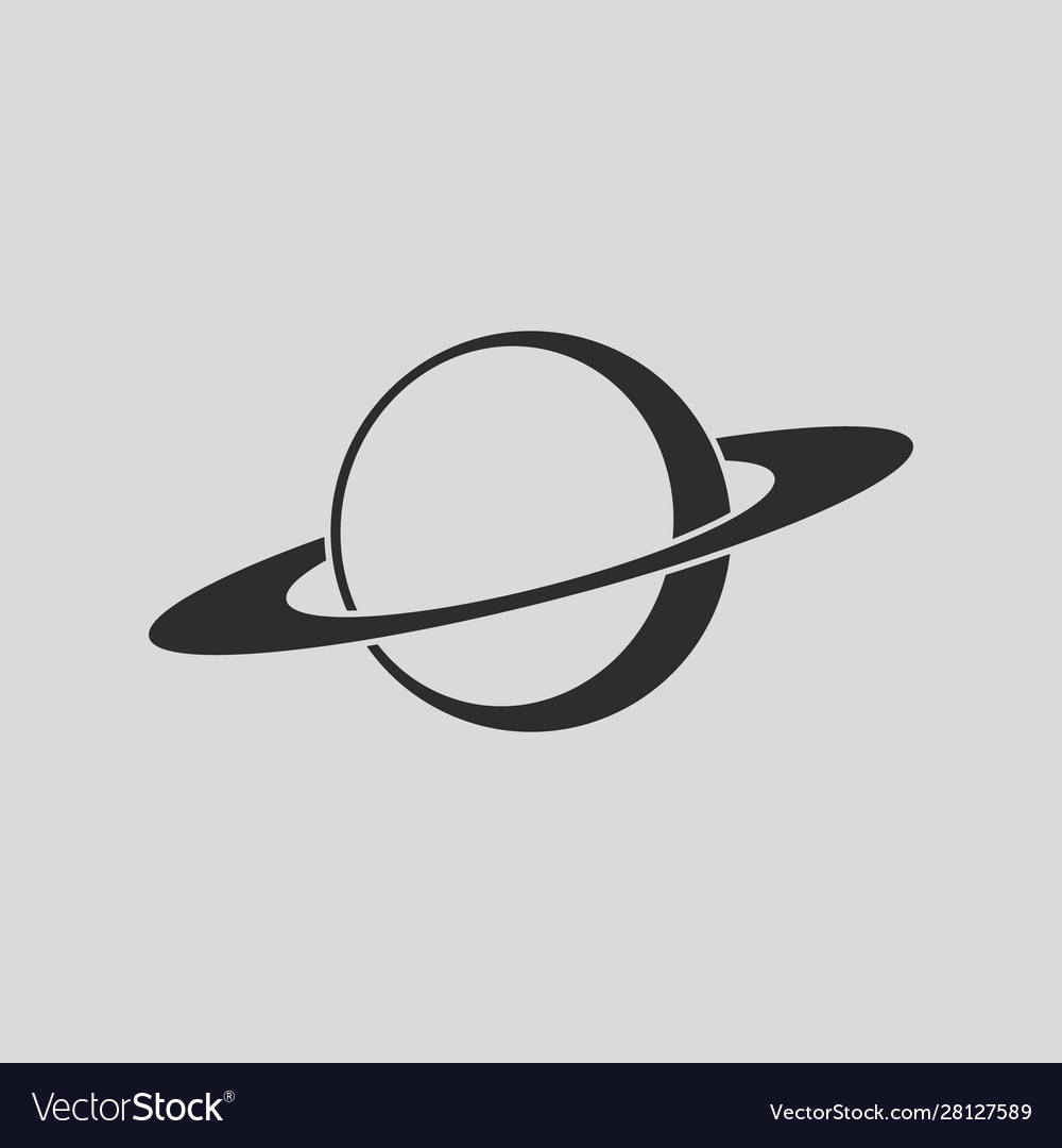 Planet space icon isolated