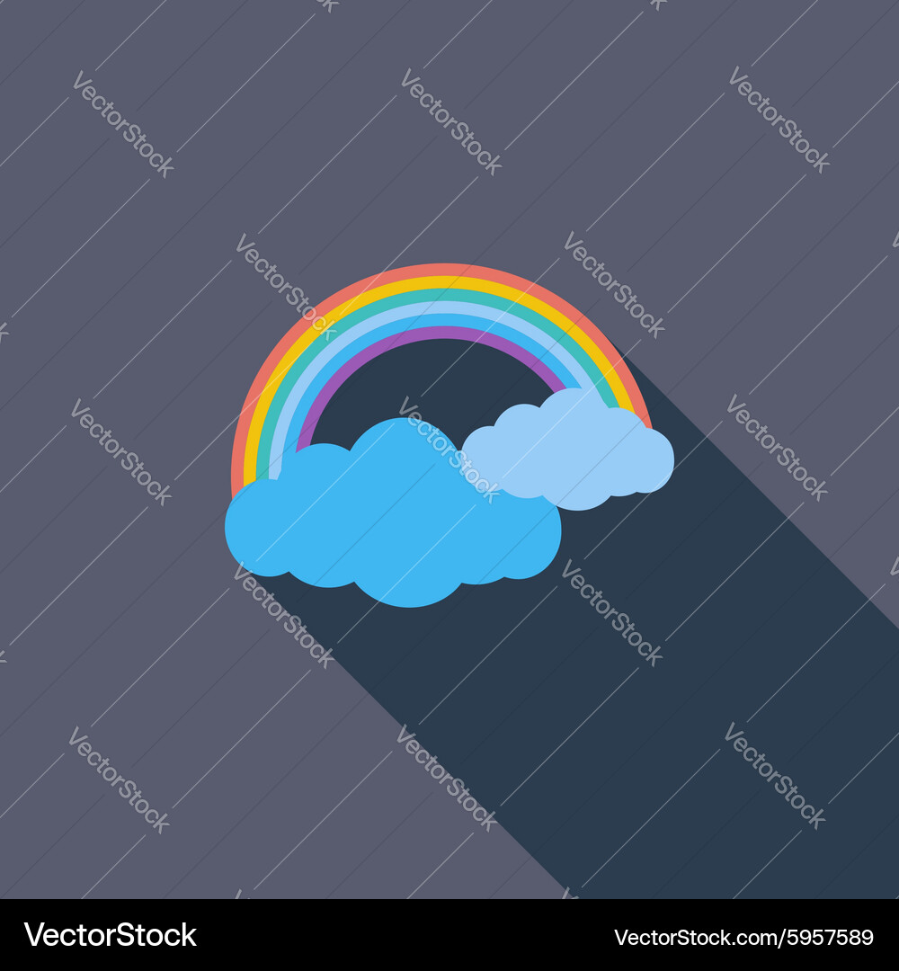 Rainbow single icon Royalty Free Vector Image - VectorStock