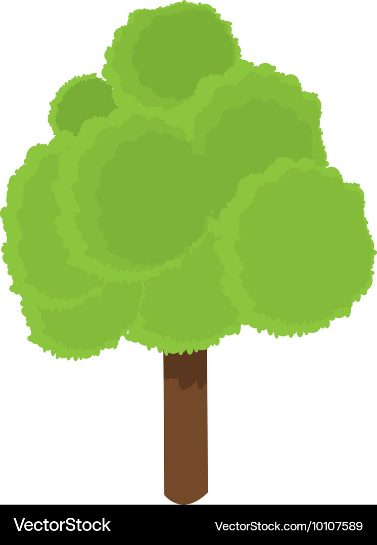Single tree icon Royalty Free Vector Image - VectorStock