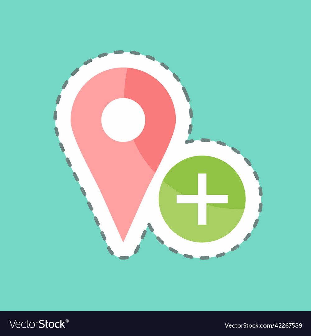 Sticker line cut add location suitable for user