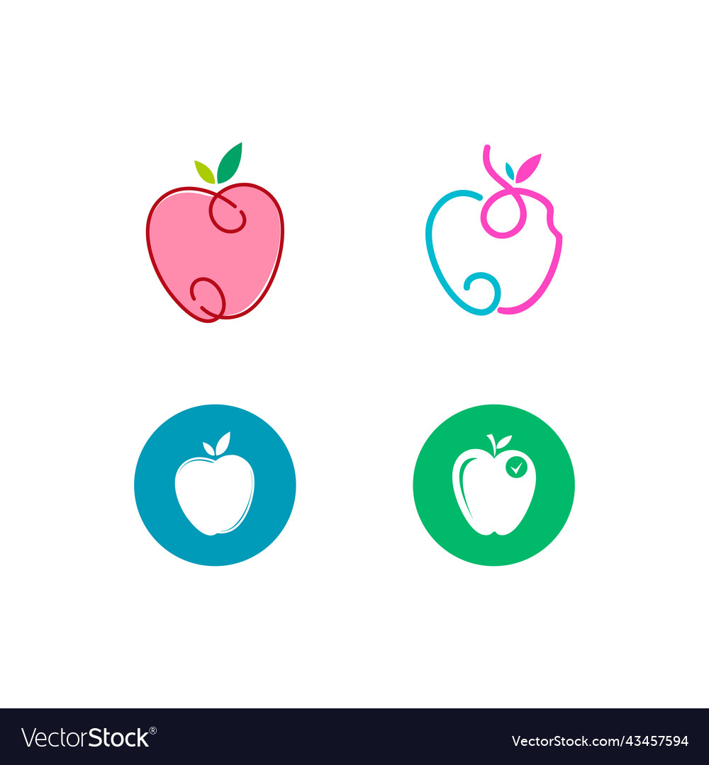 Apple Logo Design Kollektion