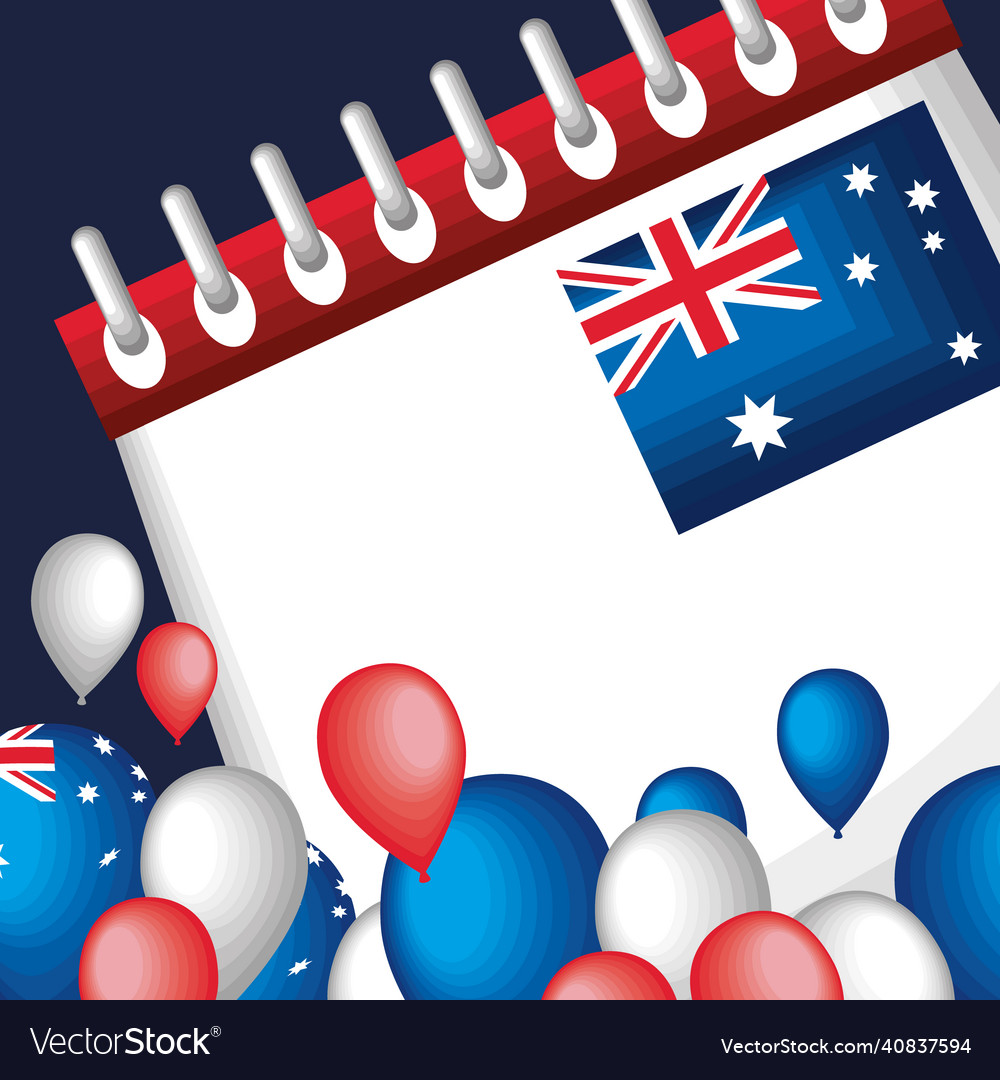 Australia day calendar
