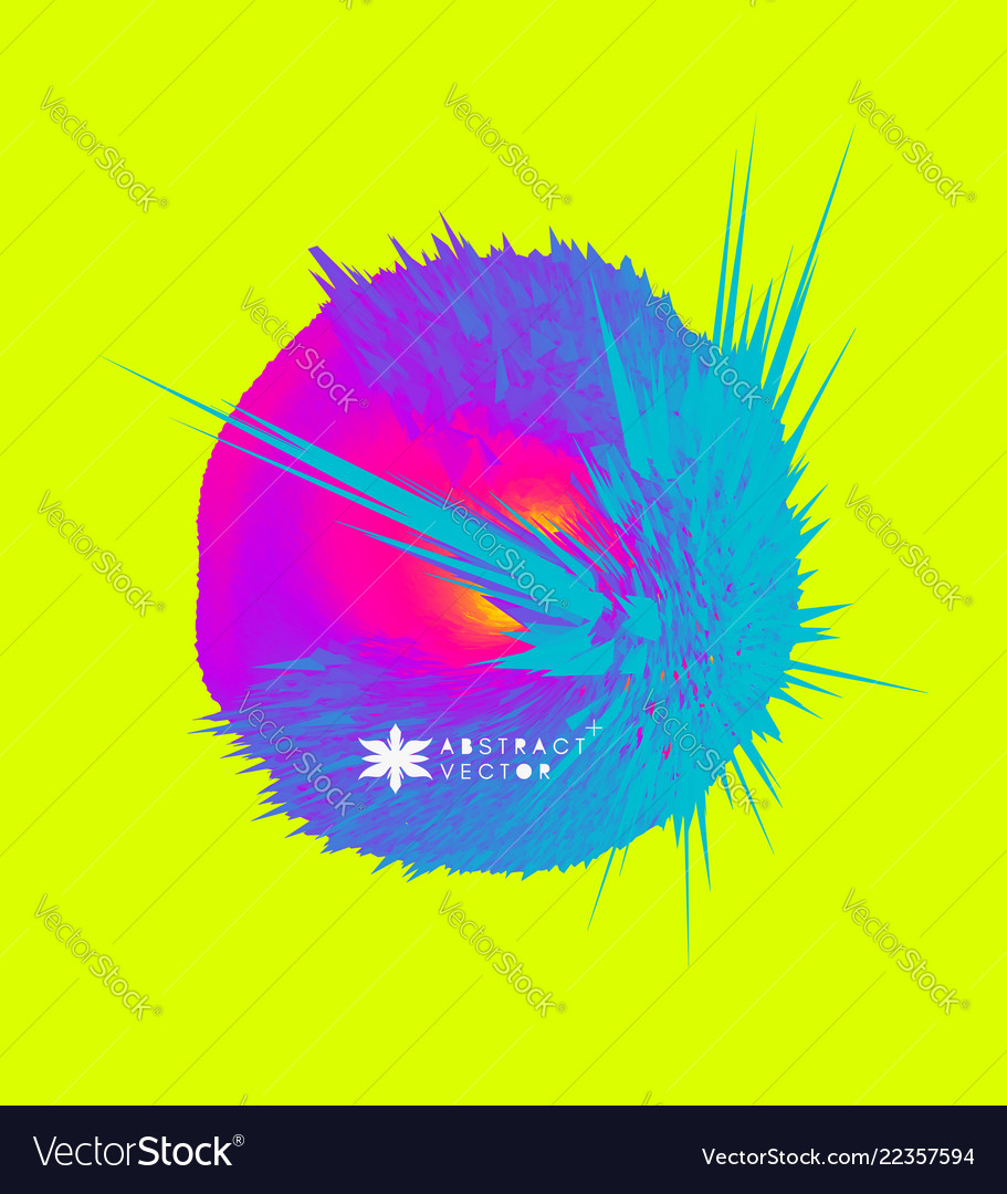 Background with exploding rays vector image Background with exploding rays