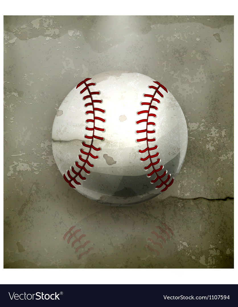 Baseball old-style Royalty Free Vector Image - VectorStock