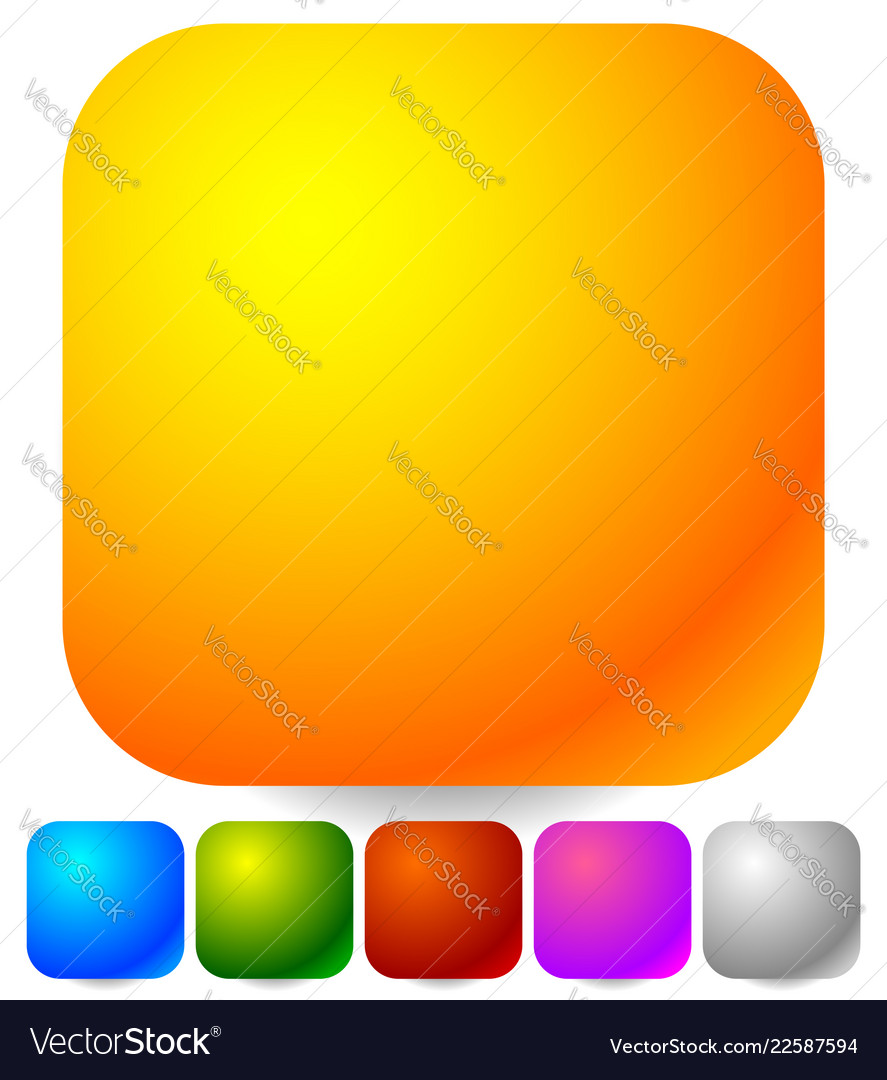 Empty badges buttons as general design vector image Empty badges buttons as general design