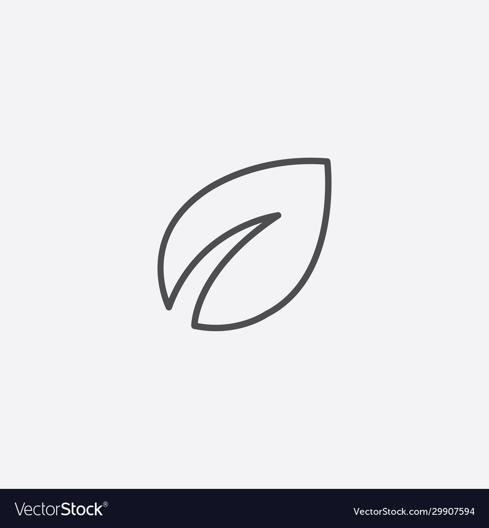 Plant outline icon Royalty Free Vector Image - VectorStock