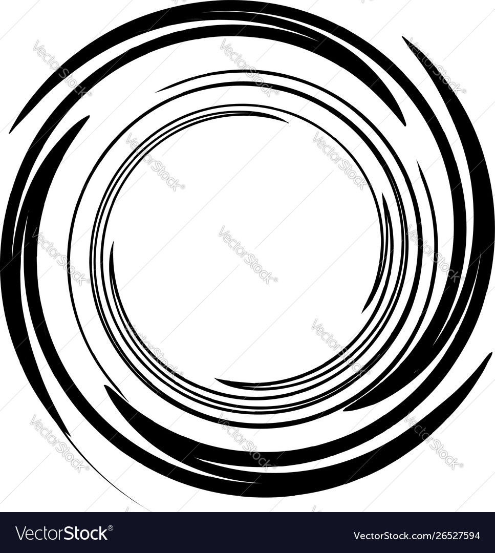 Sketchy sketch circular circles spirally swirly Vector Image