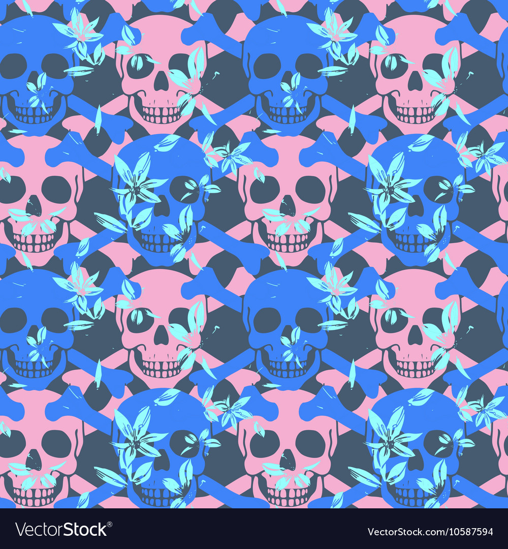 Skull Seamless Pattern