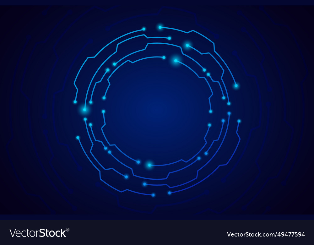 Tech circle frame background hud digital game