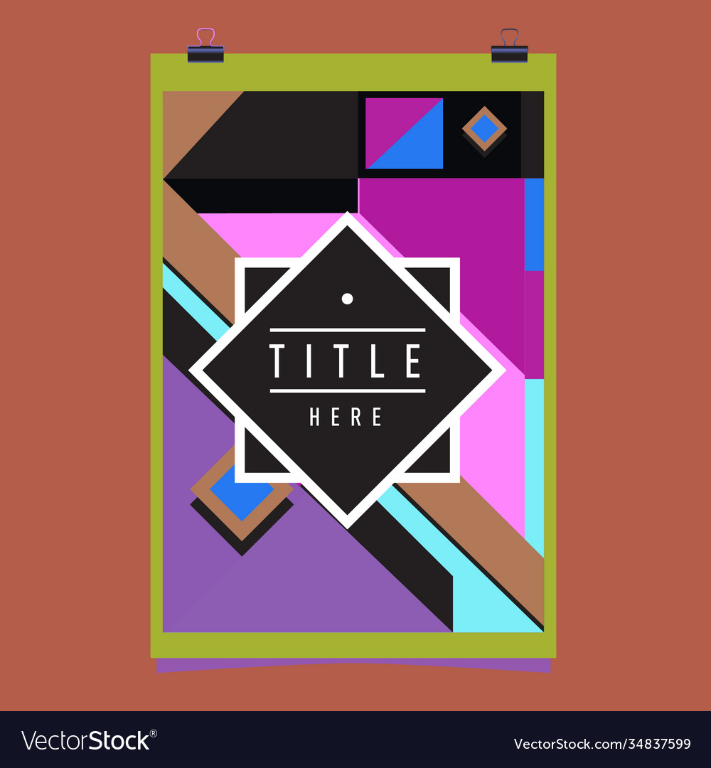 Abstract colorful geometric pattern background