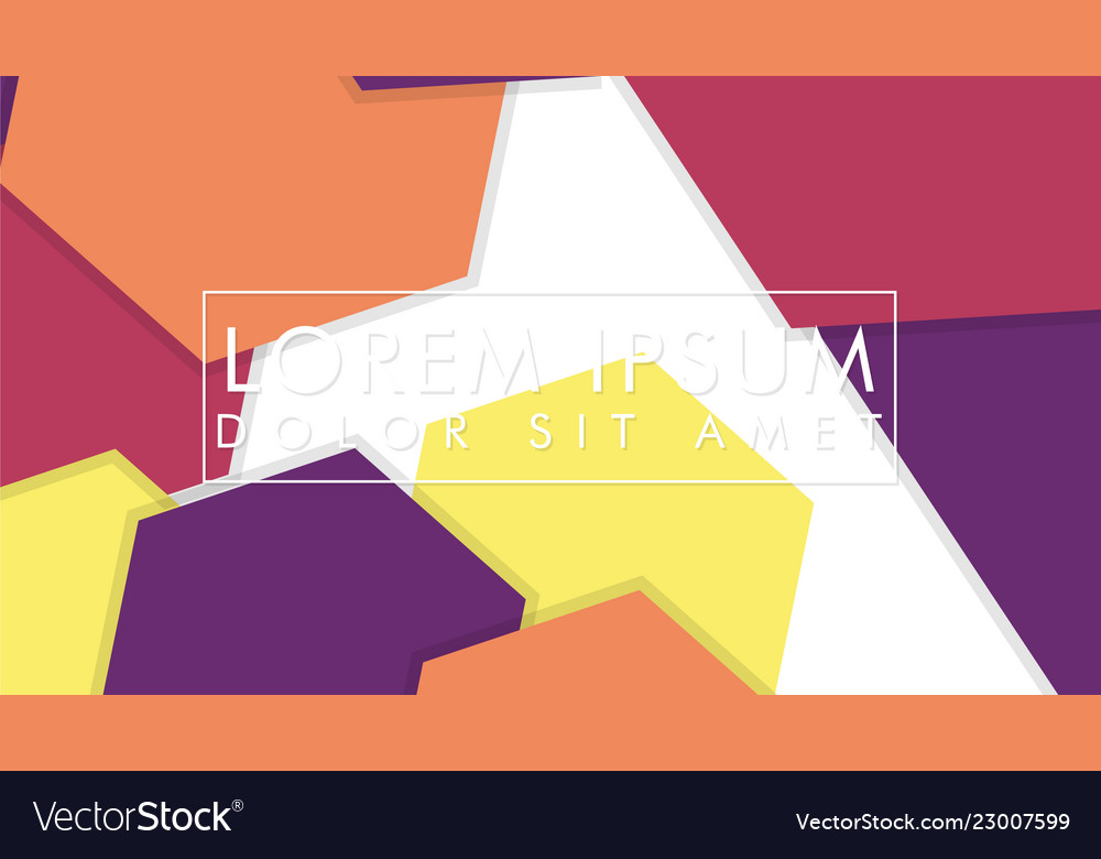 Abstract colorful hexagon background
