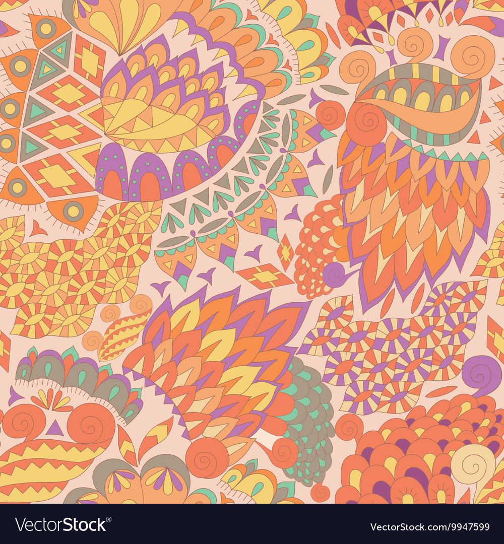 Ethnic Boho Pattern - Seamless Texture