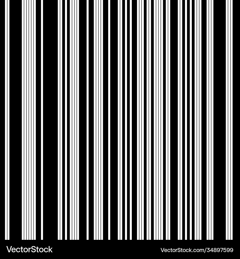 Seamless pattern with vertical black lines Vector Image