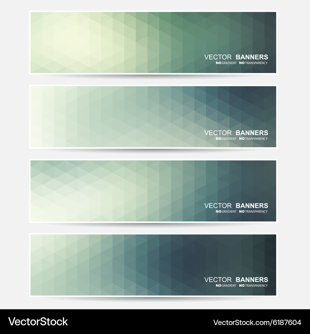 Banners set Royalty Free Vector Image - VectorStock