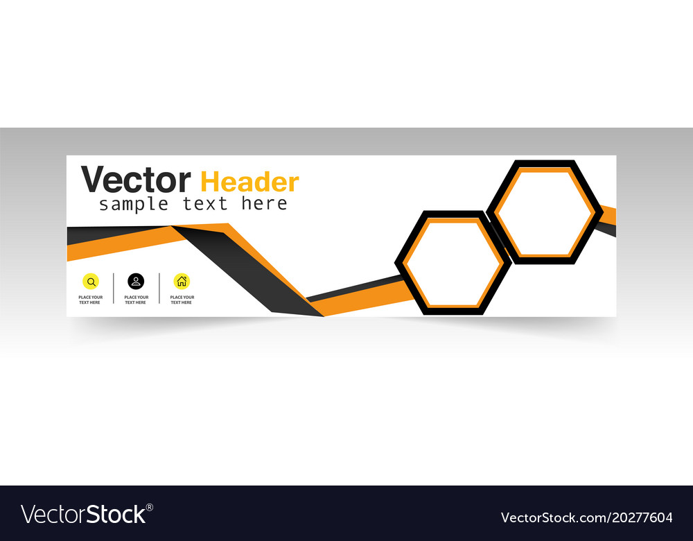 Hexagon Header Background - Modern Pattern