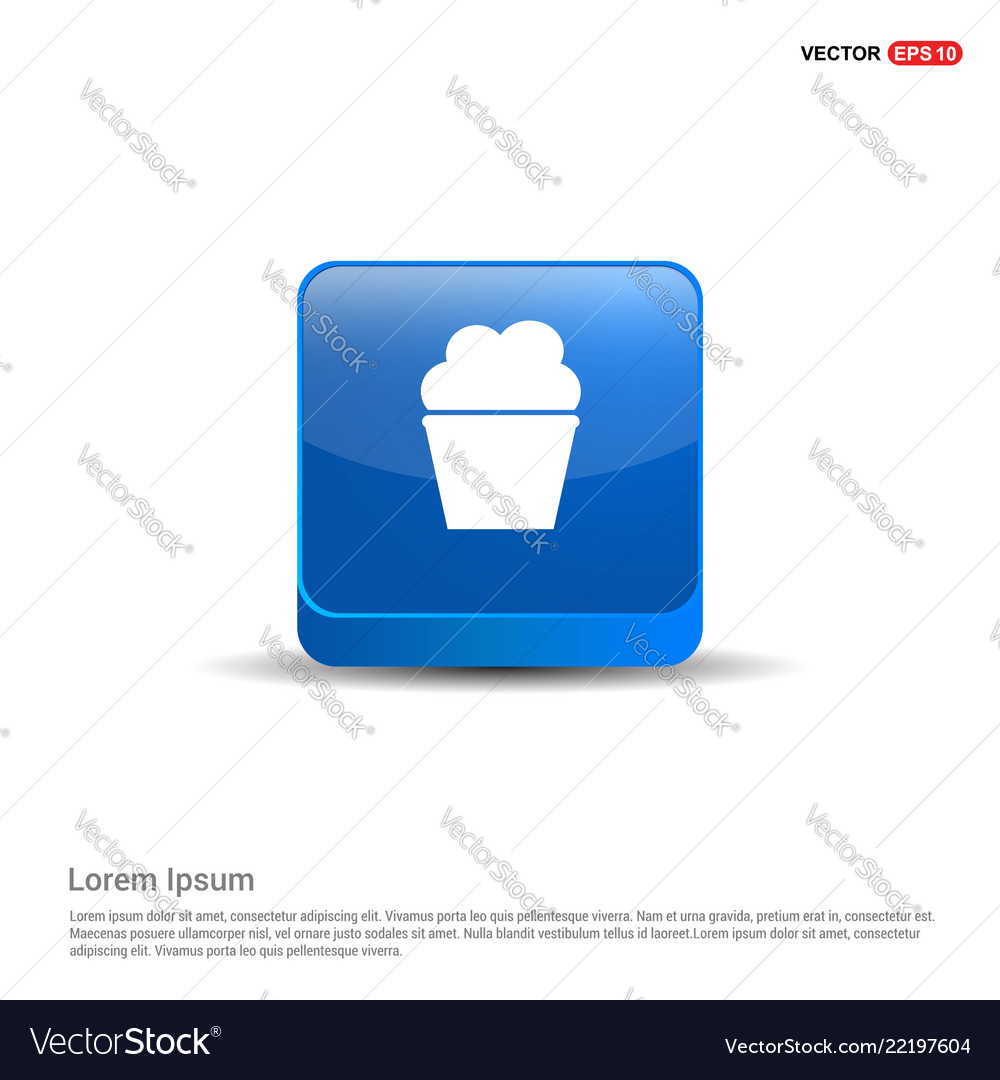 Popcorn exploding inside the packaging icon - 3d vector image Popcorn exploding inside the packaging icon - 3d