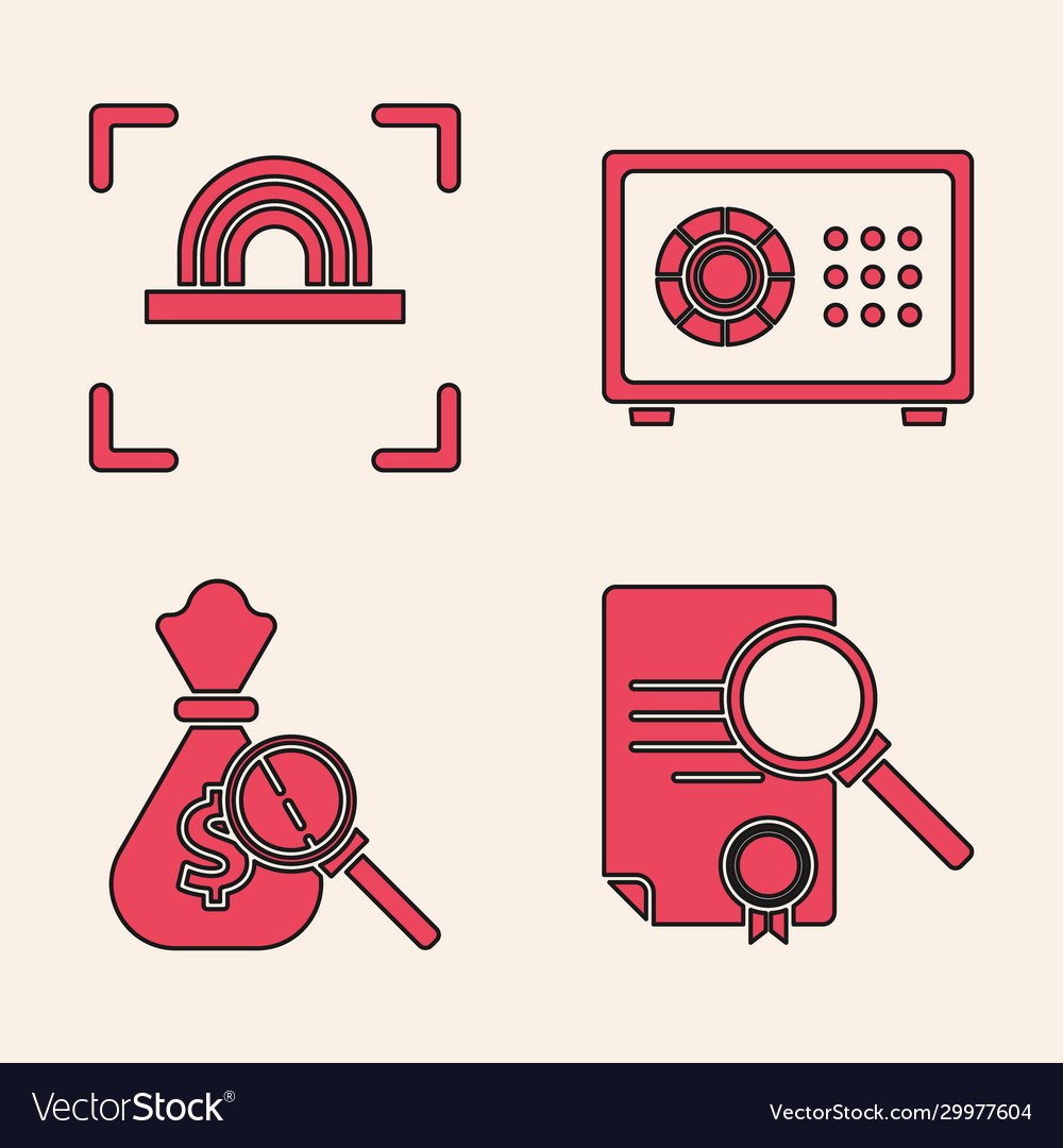 Set document with search fingerprint safe