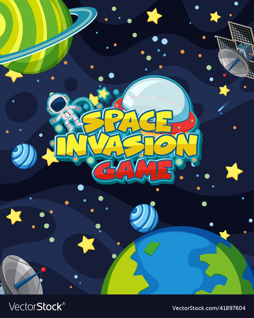 Space element in background