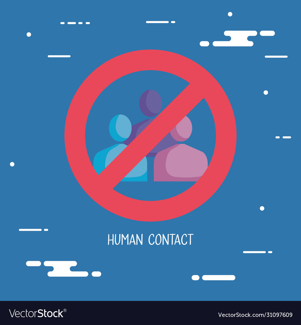 Avoid crowds signal isolated icon