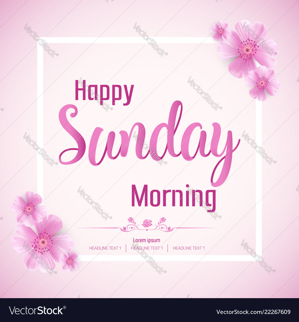 Blessed sunday deals morning